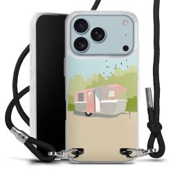 New Carry Case Transparent Stoff schwarz/silber