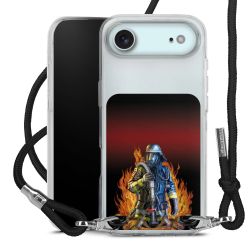 Carry Case Stoff schwarz/silber