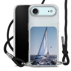 New Carry Case Transparent Stoff schwarz/silber