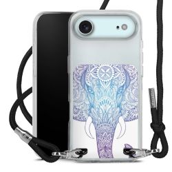 New Carry Case Transparent Stoff schwarz/silber