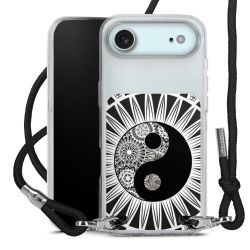 New Carry Case Transparent Stoff schwarz/silber