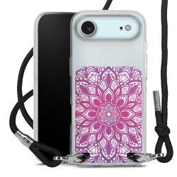 New Carry Case Transparent Stoff schwarz/silber