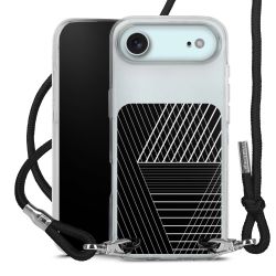 New Carry Case Transparent Stoff schwarz/silber