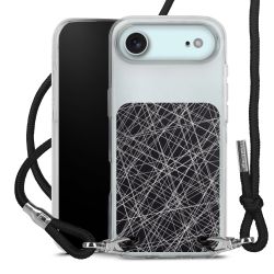 New Carry Case Transparent Stoff schwarz/silber