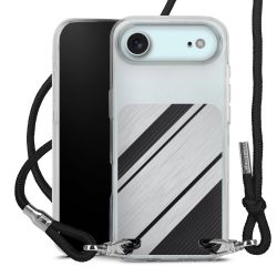 New Carry Case Transparent Stoff schwarz/silber