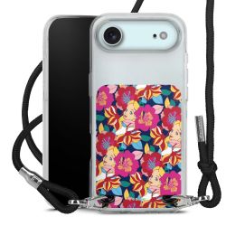 New Carry Case Transparent Stoff schwarz/silber