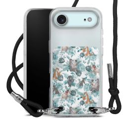 New Carry Case Transparent Stoff schwarz/silber