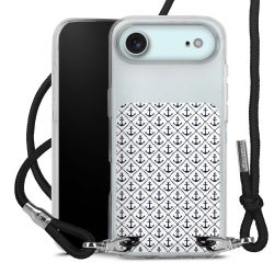 New Carry Case Transparent Stoff schwarz/silber