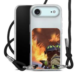 New Carry Case Transparent Stoff schwarz/silber