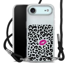 New Carry Case Transparent Stoff schwarz/silber