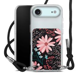 New Carry Case Transparent Stoff schwarz/silber