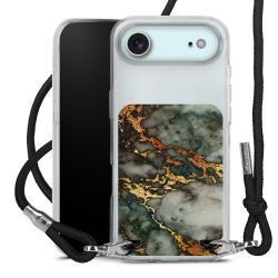 New Carry Case Transparent Stoff schwarz/silber