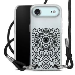 New Carry Case Transparent Stoff schwarz/silber