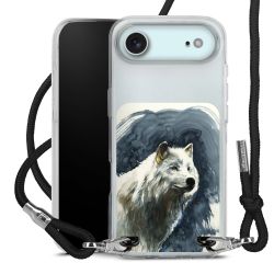 New Carry Case Transparent Stoff schwarz/silber