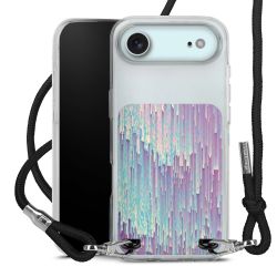 New Carry Case Transparent Stoff schwarz/silber