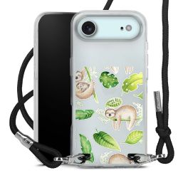 New Carry Case Transparent Stoff schwarz/silber