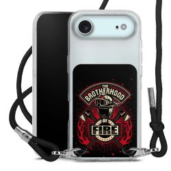 New Carry Case Transparent Stoff schwarz/silber