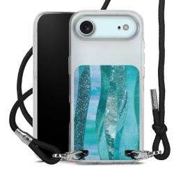 New Carry Case Transparent Stoff schwarz/silber