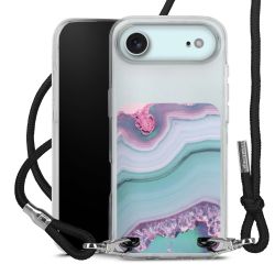 New Carry Case Transparent Stoff schwarz/silber