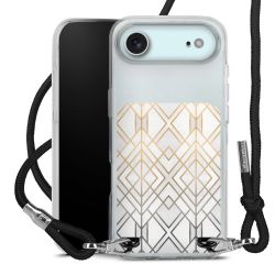 New Carry Case Transparent Stoff schwarz/silber