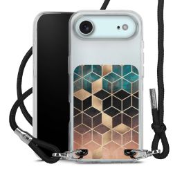 New Carry Case Transparent Stoff schwarz/silber