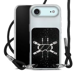 New Carry Case Transparent Stoff schwarz/silber