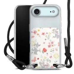 New Carry Case Transparent Stoff schwarz/silber