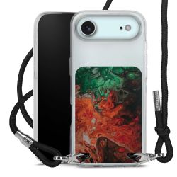 New Carry Case Transparent Stoff schwarz/silber