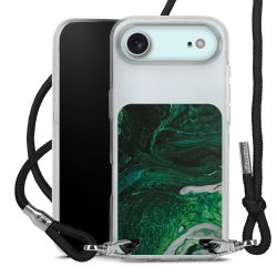 New Carry Case Transparent Stoff schwarz/silber