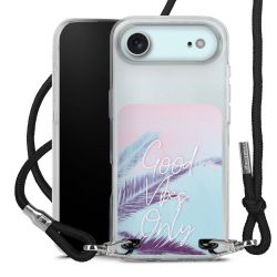 New Carry Case Transparent Stoff schwarz/silber