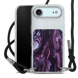 New Carry Case Transparent Stoff schwarz/silber