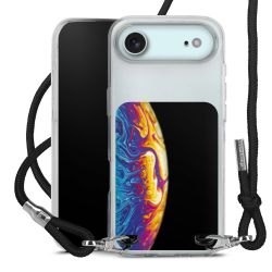 New Carry Case Transparent Stoff schwarz/silber