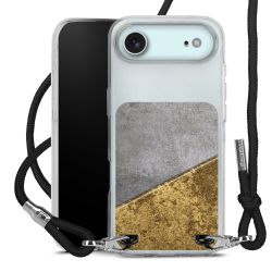 New Carry Case Transparent Stoff schwarz/silber