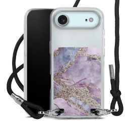 New Carry Case Transparent Stoff schwarz/silber