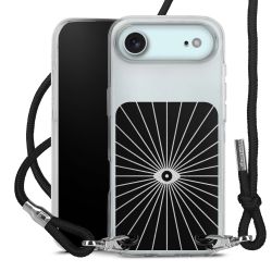 New Carry Case Transparent Stoff schwarz/silber