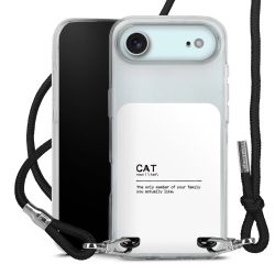 New Carry Case Transparent Stoff schwarz/silber