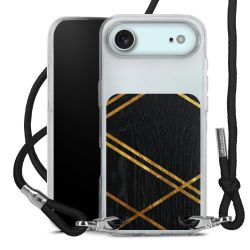 New Carry Case Transparent Stoff schwarz/silber