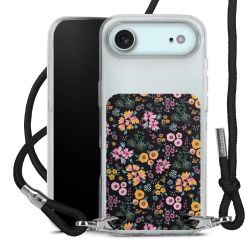 New Carry Case Transparent Stoff schwarz/silber