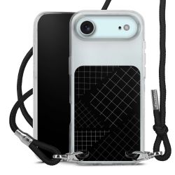 New Carry Case Transparent Stoff schwarz/silber