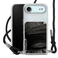 New Carry Case Transparent Stoff schwarz/silber