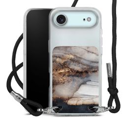 New Carry Case Transparent Stoff schwarz/silber