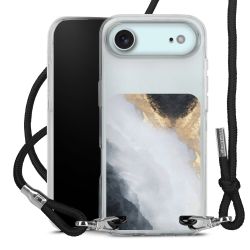 New Carry Case Transparent Stoff schwarz/silber