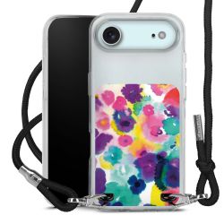 New Carry Case Transparent Stoff schwarz/silber