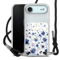 New Carry Case Transparent Stoff schwarz/silber