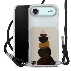 New Carry Case Transparent Stoff schwarz/silber