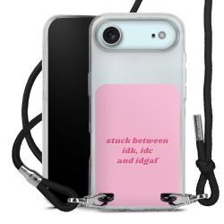 New Carry Case Transparent Stoff schwarz/silber