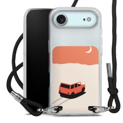 New Carry Case Transparent Stoff schwarz/silber