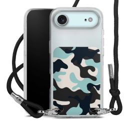 New Carry Case Transparent Stoff schwarz/silber