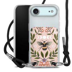 New Carry Case Transparent Stoff schwarz/silber