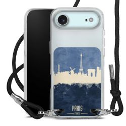 New Carry Case Transparent Stoff schwarz/silber